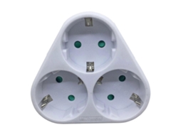 Extensão Elétrica Trifásica Com Adaptador Para Tomada Schuko, 3500w, Resistente Ao Calor. Olysi Shop