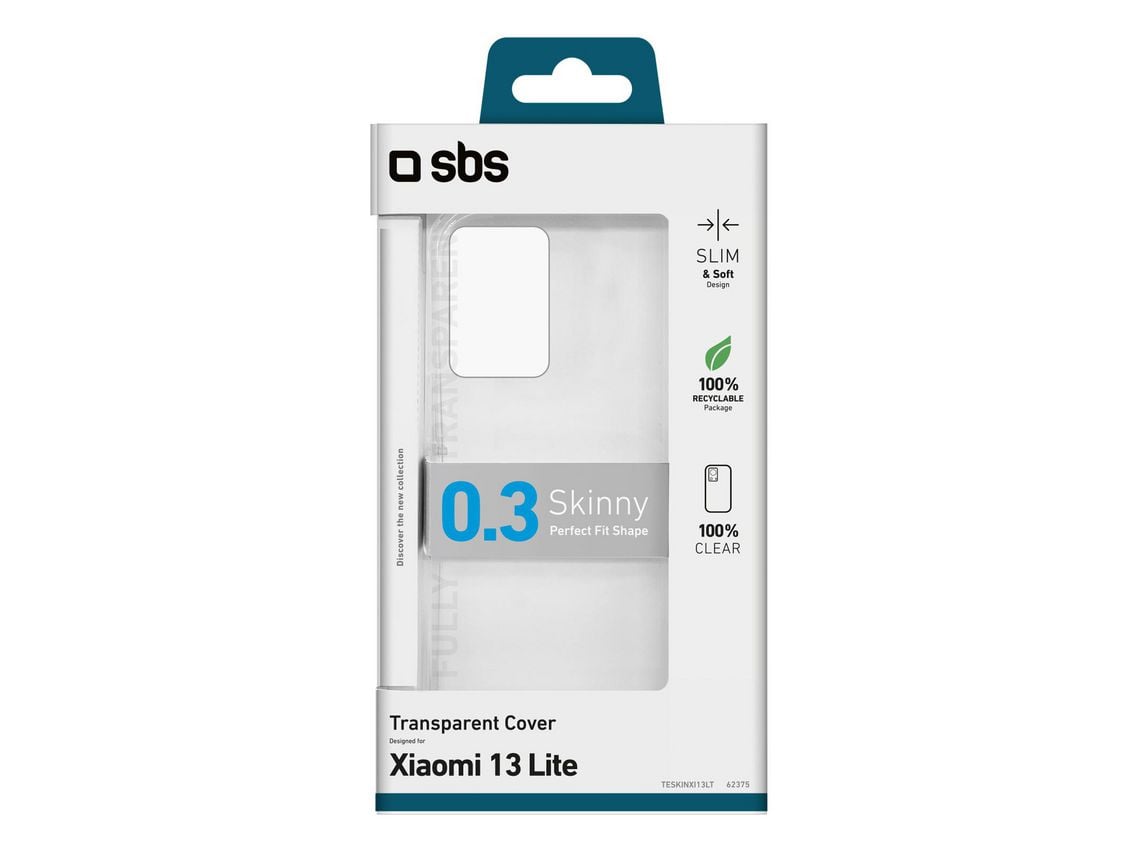 Capa para Xiaomi 13 Lite SBS Transparente