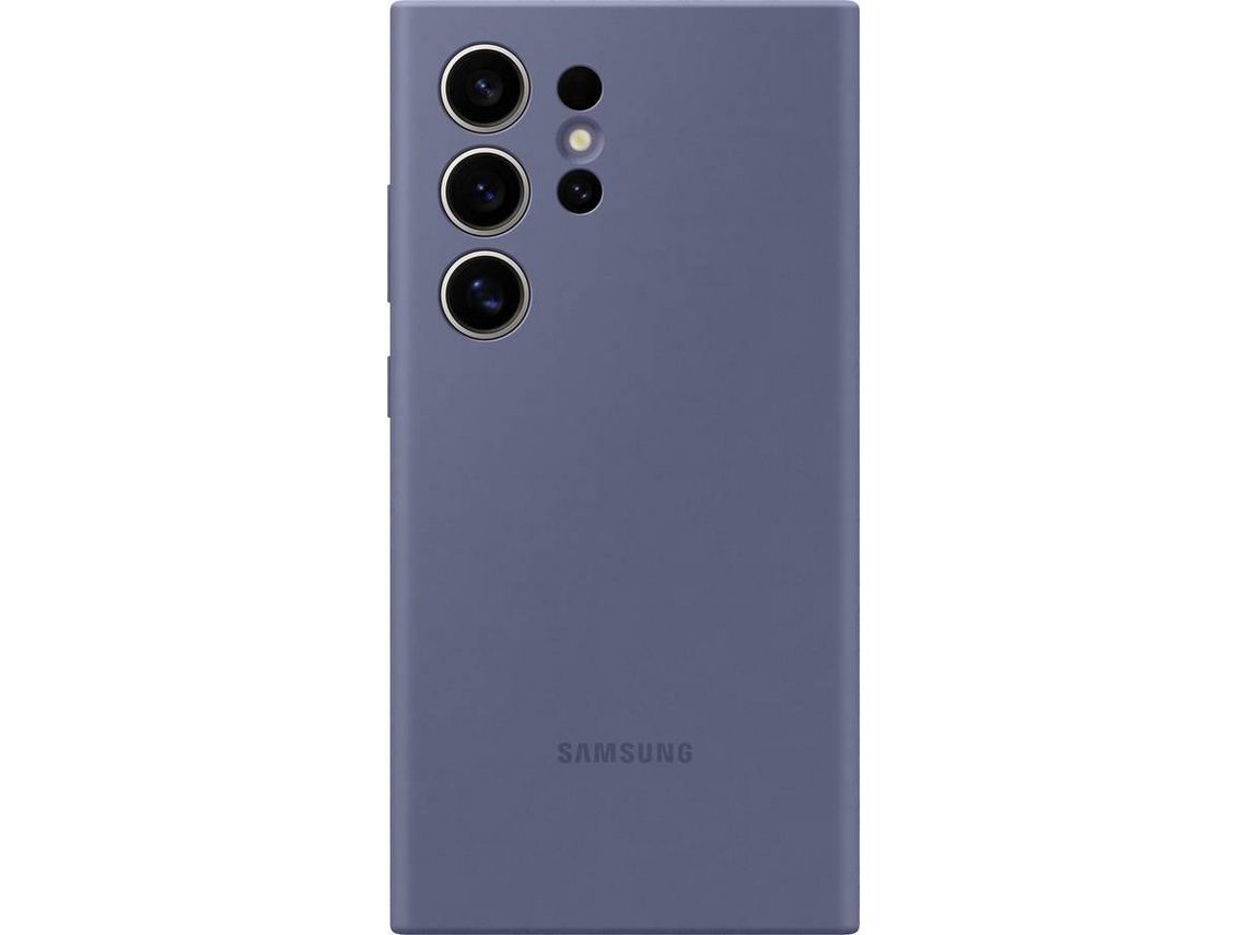 Capa de Silicone SAMSUNG Galaxy S24 Ultra Violeta