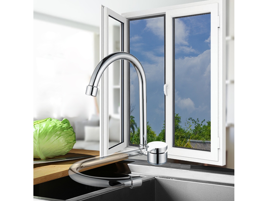 Faucet Plegable Giratorio 360° Para Caravana Com Mangueiras
