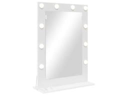 Espelho de Vaidade Retangular Branco 70 X 50 X 18 Cm HARLANV1