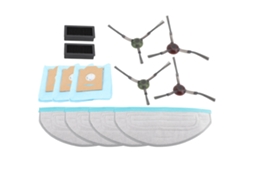 Kit de Acessórios de Reposição Primerox para Aspirador Robô Yeedi com Filtro, Escova Lateral e Saco de Poeira