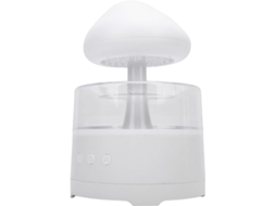Umidificador Cloud Rain Para Quartos Com Sons Relaxantes De Chuva, 7 Luzes Led Ajustáveis