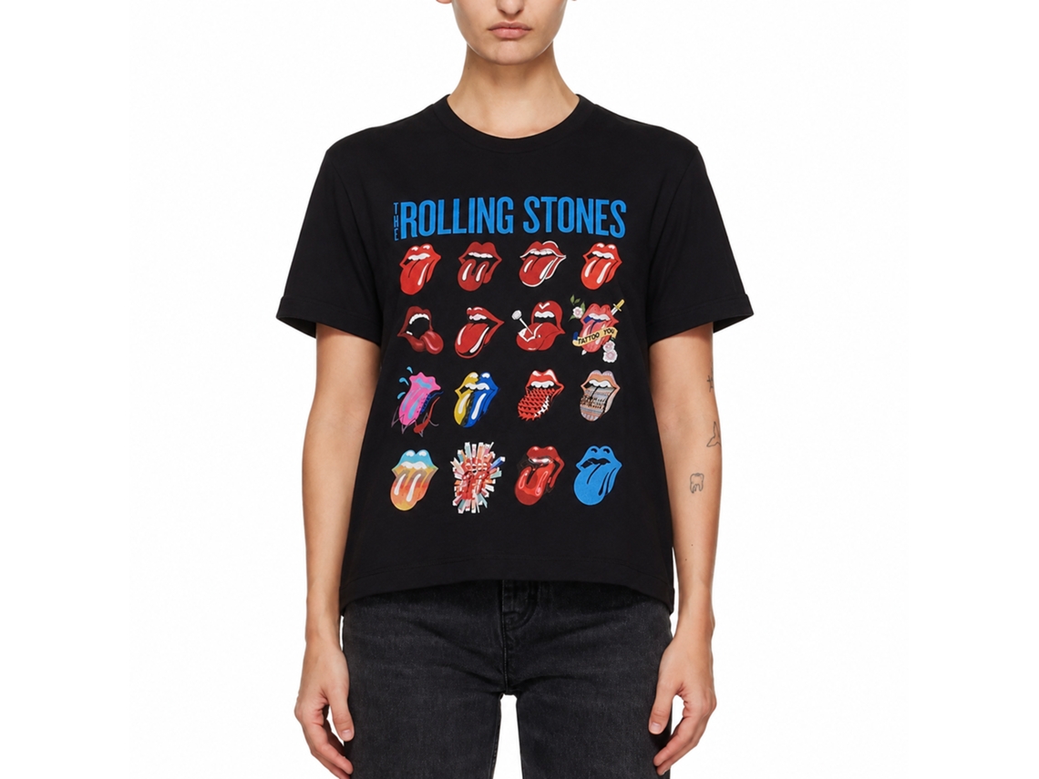 The Rolling Stones Evolution T-shirt Black Unisex Adults Size:xxl