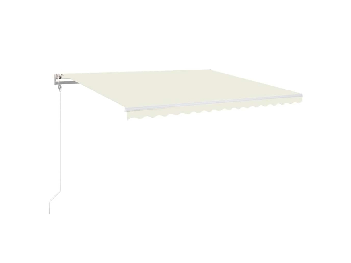 Toldo Automático com Led e Sensor de Vento 450x350 cm Creme MAISON EXCLUSIVE