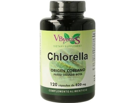 Suplemento Alimentar VBYOTICS Chlorella Origen Coreano (120 cápsulas)