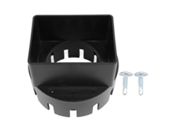Adaptador De Canaliza Pvc Quadrado Preto 3x4 Polegadas