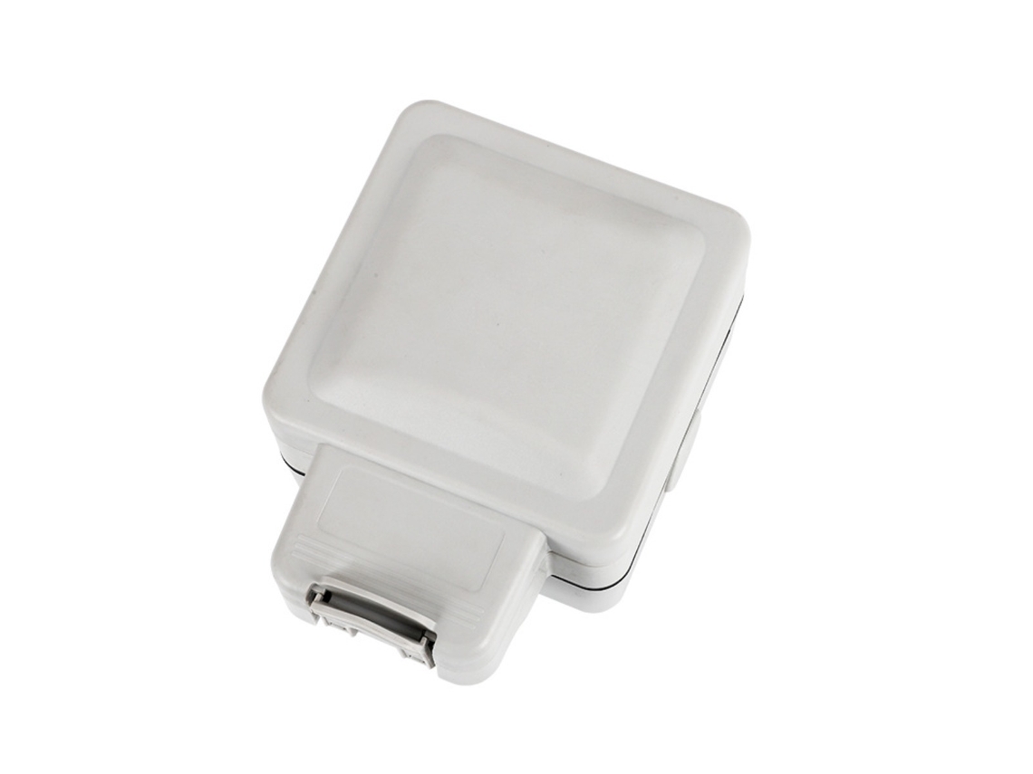 Caixa De Tomada Externa À Prova D'água, Caixa Em Pc+abs Com Trava E Tampa Vedação De Silicone, Interior Profundo Para Conectores Volumosos