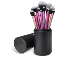 Conjunto de 15 Peças Ultra Macio com Bolsa de Viagem Base Contorno Blush Iluminador Conjunto a LUUCOZK