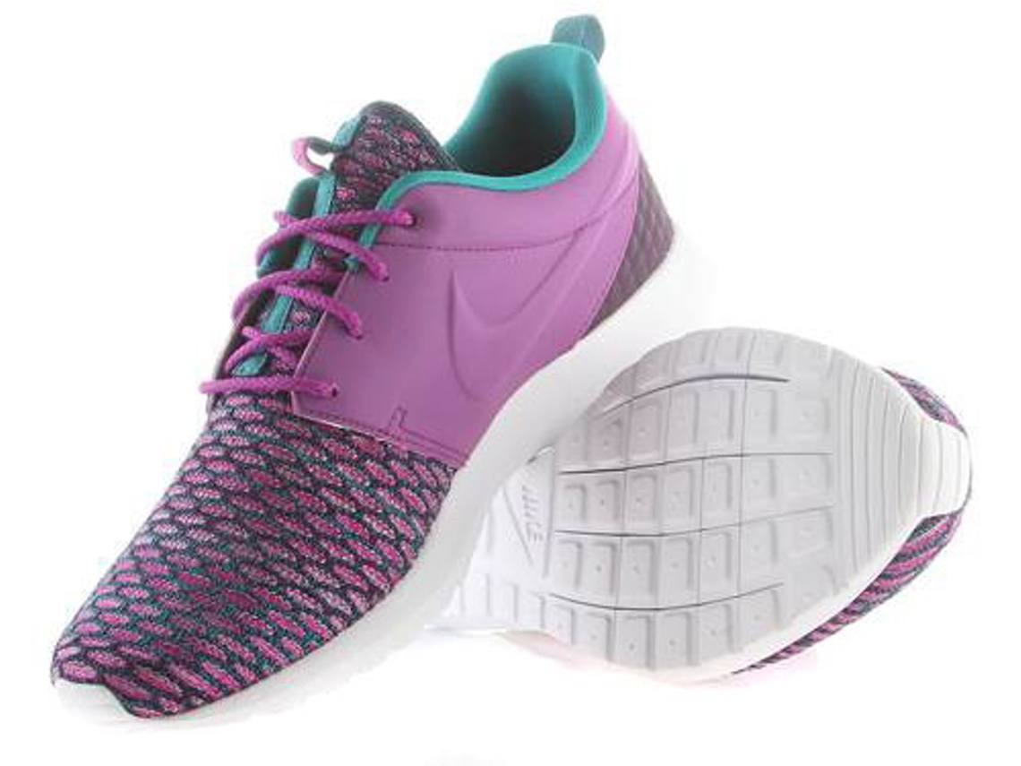 T nis NIKE Roshe Nm Flyknit Prm Roxo Material Sint tico 43
