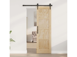 Vidaxl Porta Interna 61 X 198,5 Cm Contraplacado Natural