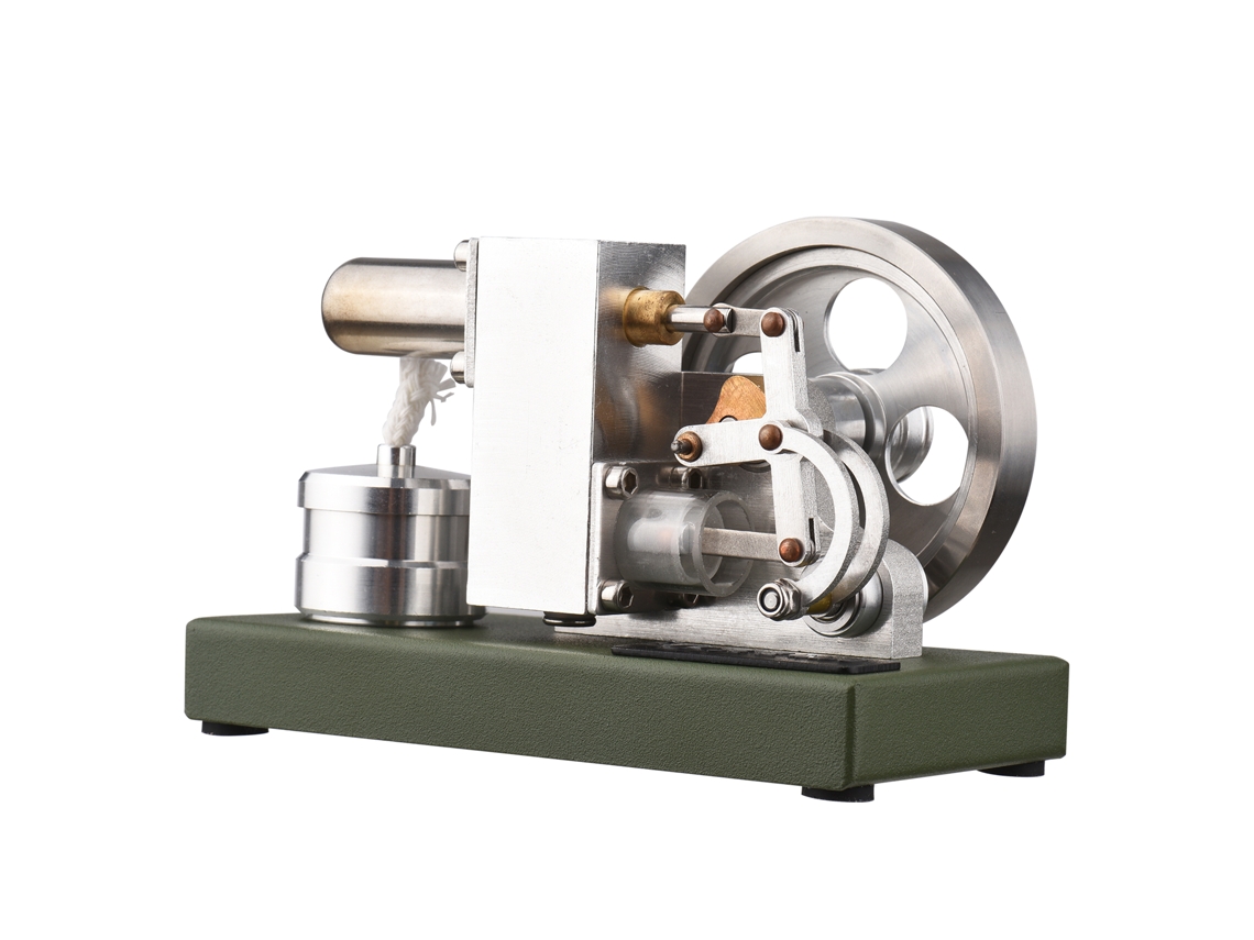 Máquina de Stirling Ar Quente Mini Modelo Estudos Presente