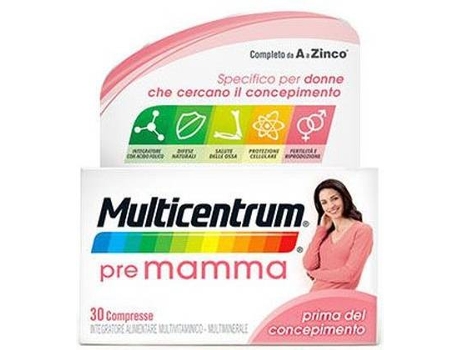Suplemento Alimentar MULTICENTRUM Pre Mom (30 comprimidos)