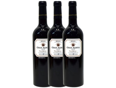 Vinho BODEGAS RIOJANAS Bodegas Riojanas Gran Albina Rioja Reserva (0.75 L - 3 unidades)