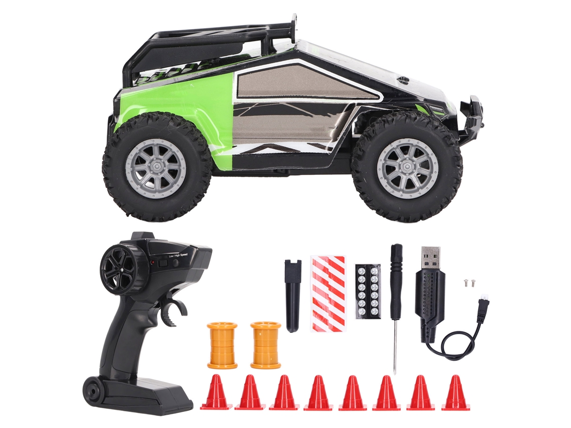 Primerox carro de Controle Remoto 1:32 Drift Multifuncional Elétrico para Crianças com Luzes Led
