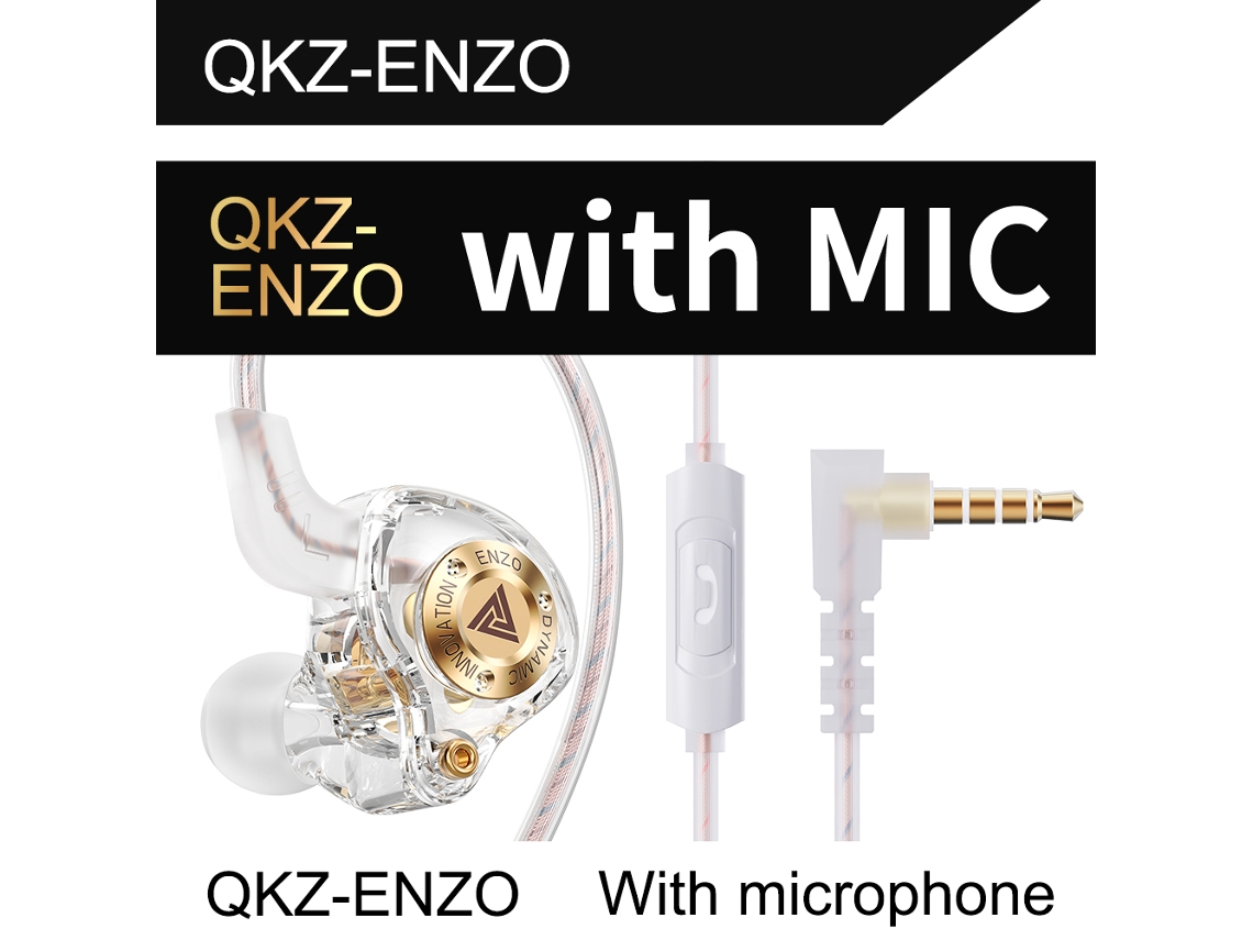 Fones de Ouvido Intra auriculares com Fio Microfone Hifi MDUG (branco)