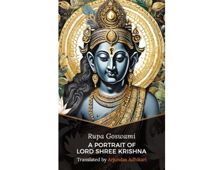 Livro A Portrait of Lord Shree Krishna de Arjundas Adhikari (Inglês)