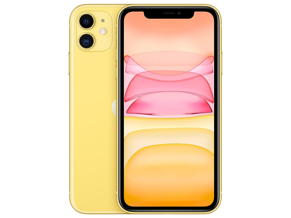 iPhone 11 APPLE (Recondicionado Sinais de Uso - 128 GB - Amarelo)