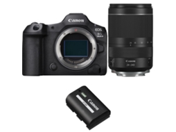 Eos R5 Mark Ii + Rf 24 240mm F/4 6.3 Is Usm + 1 Canon Lp e6p + Ebook “20 Dicas para Fotos Que Impressionam” CANON