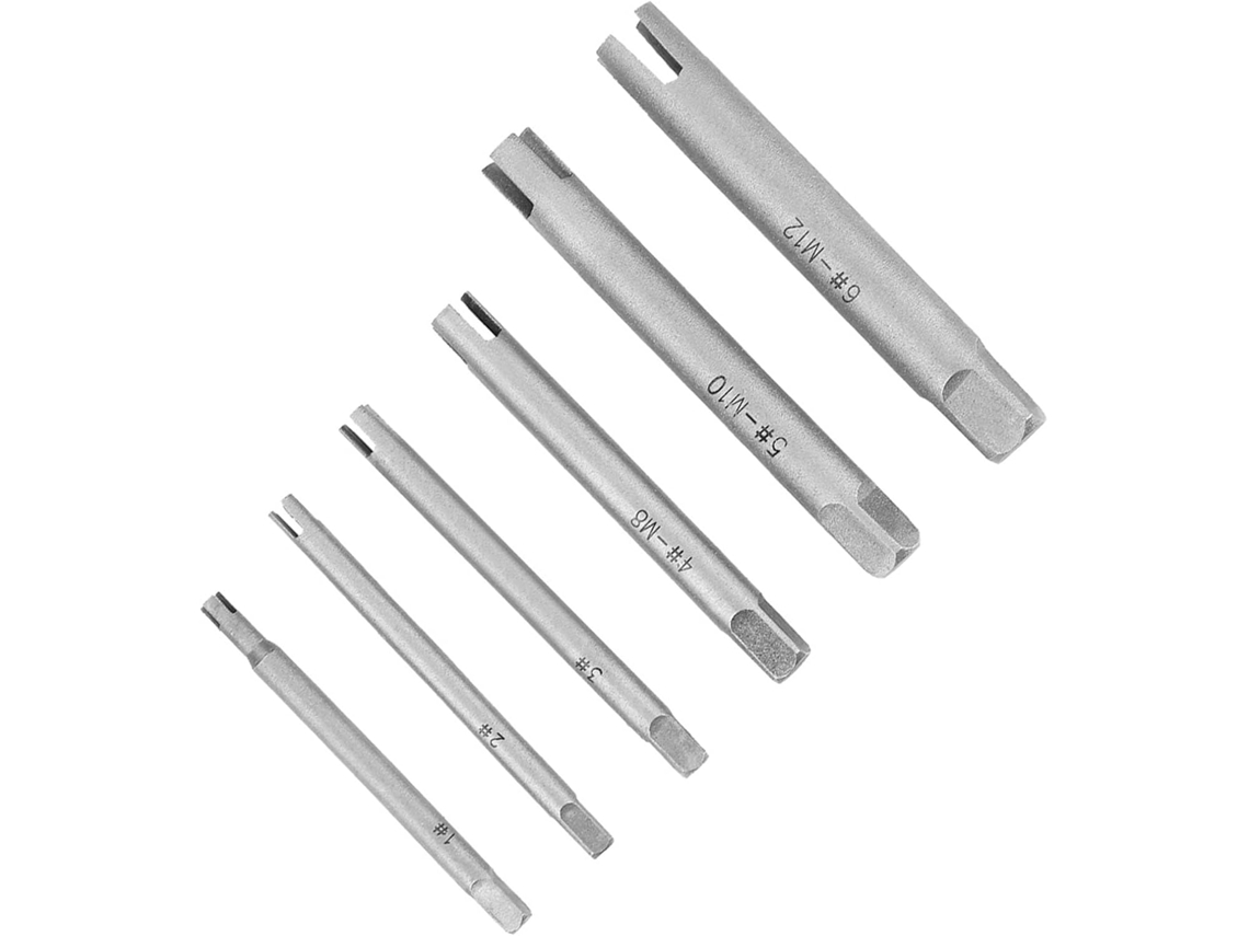 Conjunto De 6 Extratores Torneiras Tangxi Com Cabeça Aço Para Quebradas