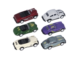 Conjunto De Carros De Arrasto Para Crianças Com 6 Peças
