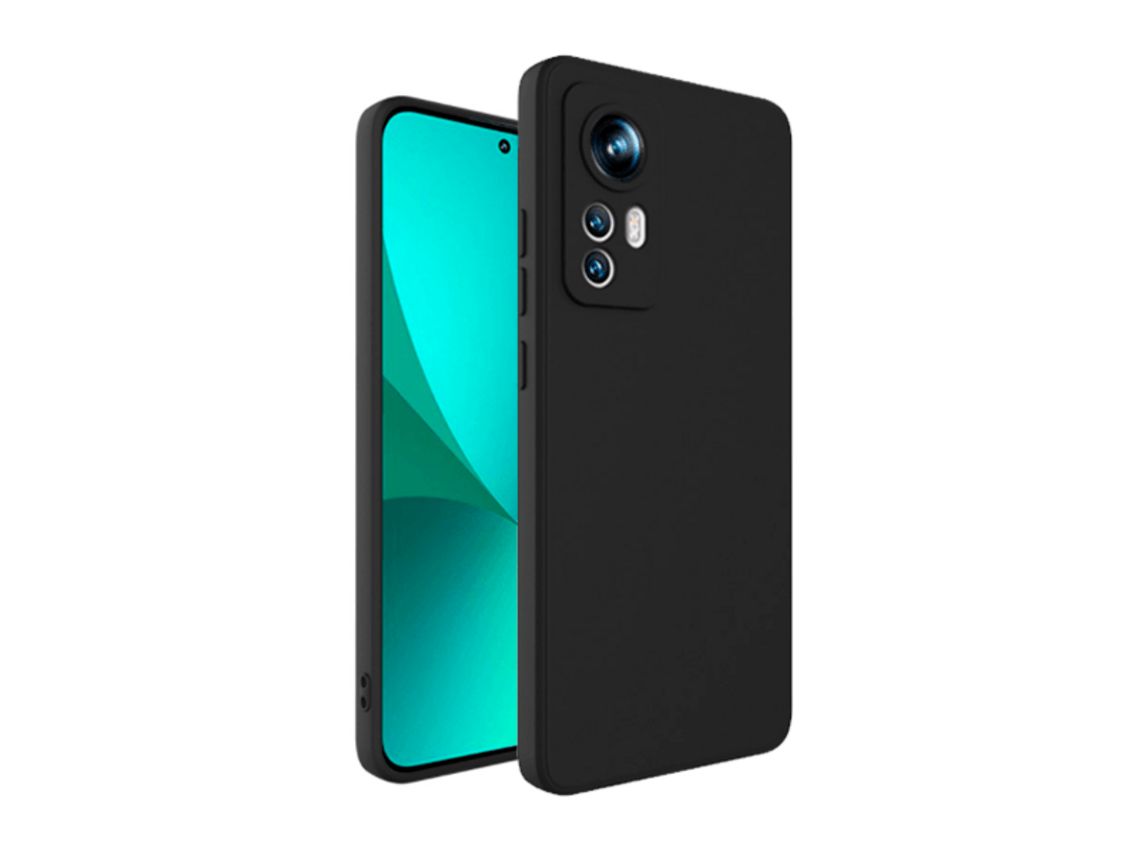 Capa Silicone Líquido para Xiaomi 12 Pro ( Dimensity ) - Preto