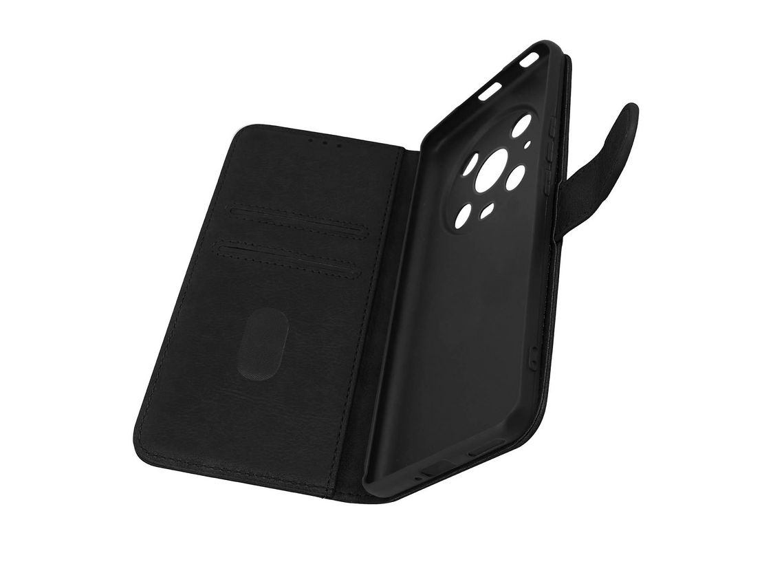 Capa para Honor Magic 4 Pro Aba com função de suporte Preto