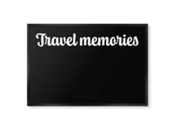 Magnetic Board Travel Memories For The Living Room Espelharte (60x40 Cm)