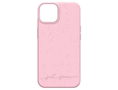 Capa para iPhone 13 JUST GREEN rosa reciclável