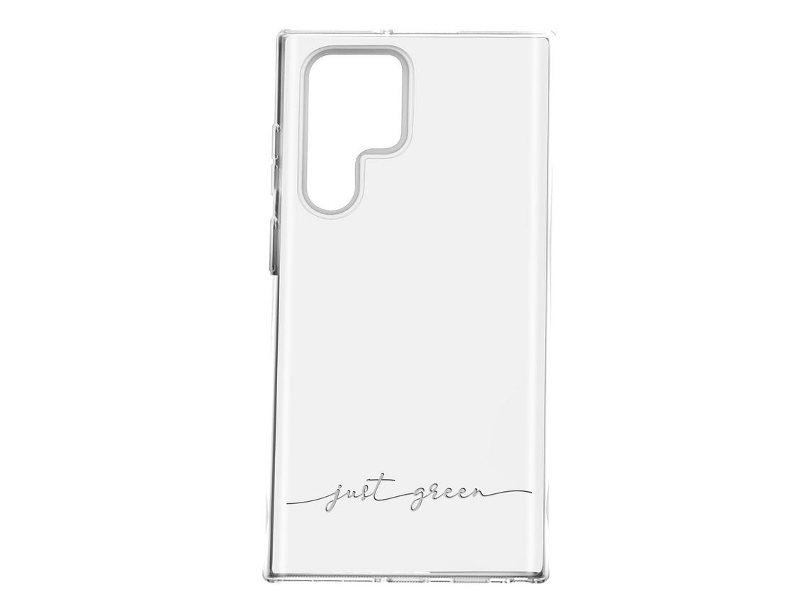 Capa para Samsung Galaxy S22 Ultra JUST GREEN Transparente reciclável