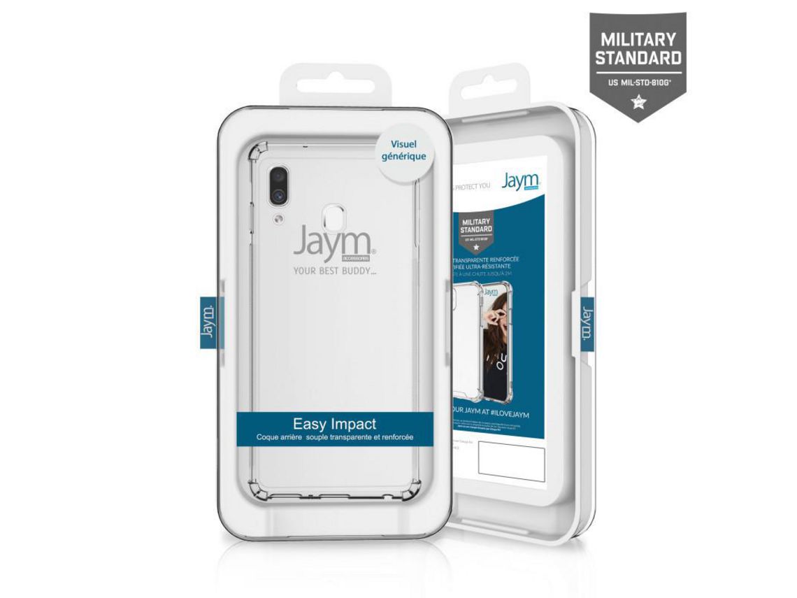 Capa Reforçada JAYM para Samsung Galaxy A42 5G Transparente