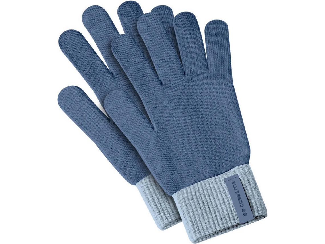 Luvas Touch Tam Unico CASE&ME Azul Claro