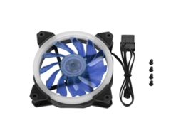 Fan-rs21 12v Cc 120mm Cooler De Gabinete Led Com Interface 4pin 3pin Azul