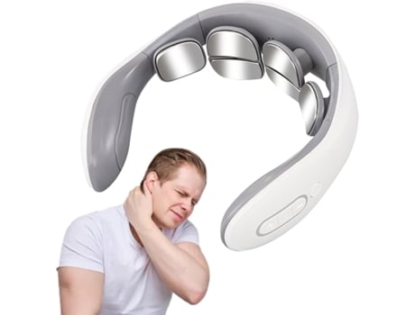 Massageador de pescoço aquecido recarregável portátil