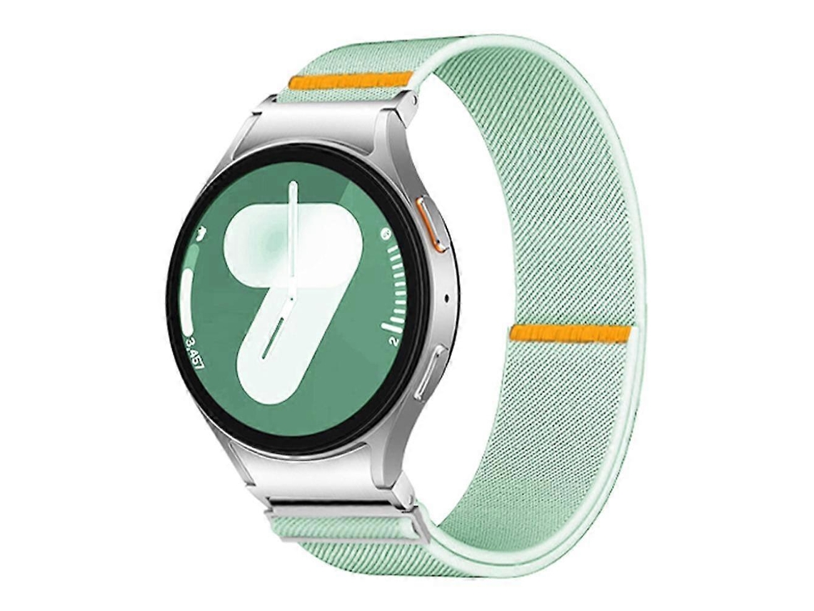 Pulseira De Nylon Elástica Ajustável Com Laço Único, Compatível Samsung Galaxy Watch Fe/ 7/ 6/ 5/ 4, Estilo Funcional