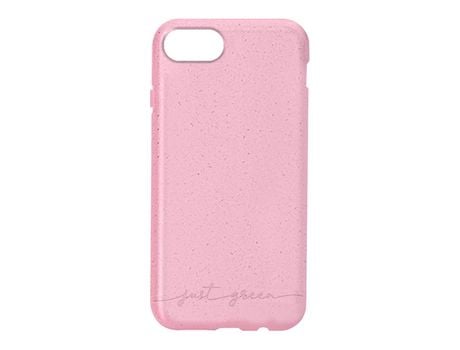 Capa para iPhone SE 2022/8/7 JUST GREEN rosa reciclável