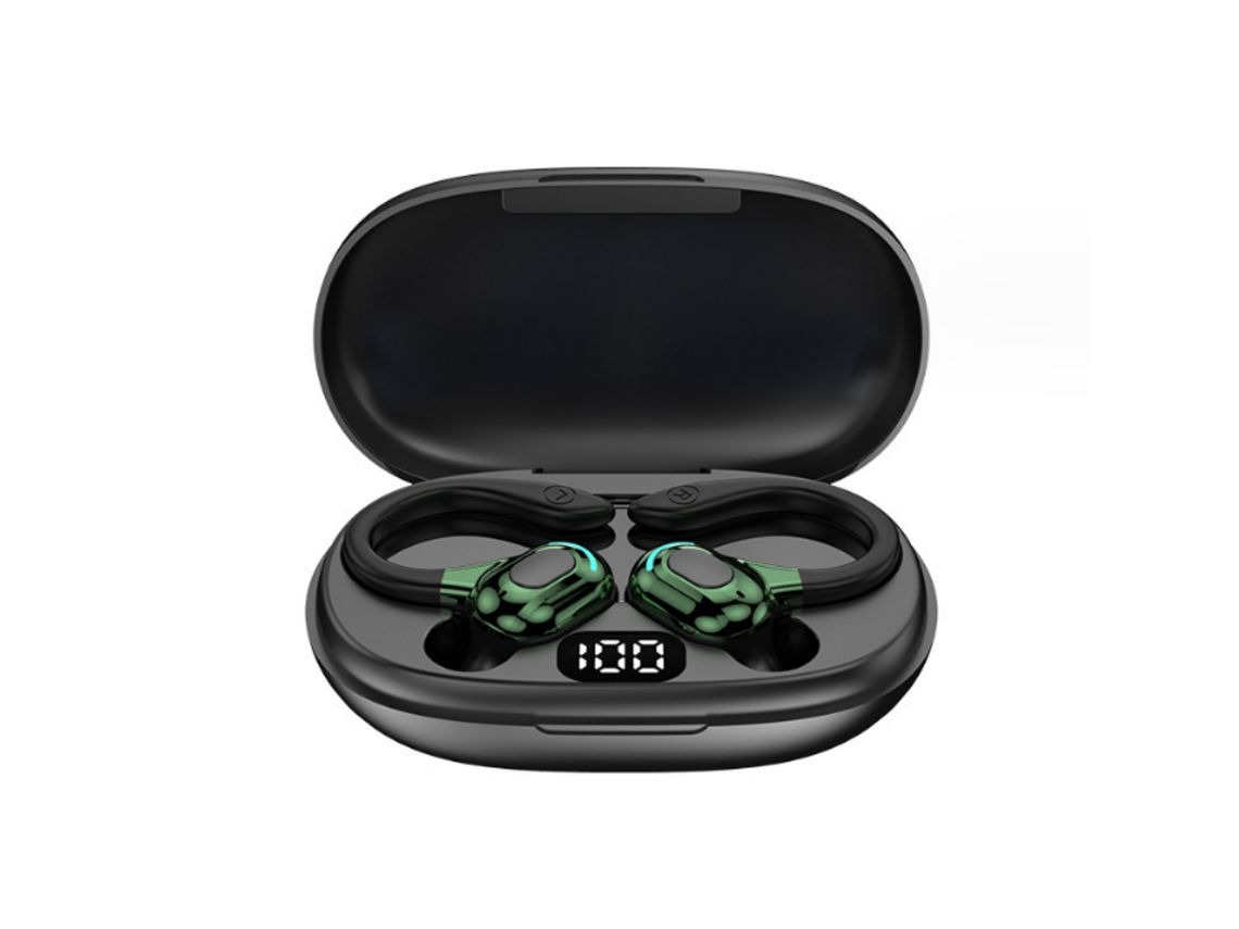 Auriculares Sem Graves Profundos CHRONUS Bluetooth Verde