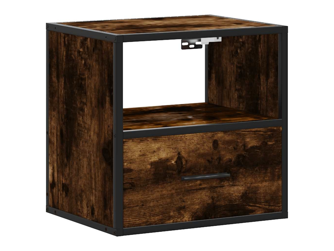 Cabeceira de parede MAISON EXCLUSIVE em carvalho defumado (40x31x39,5 cm)