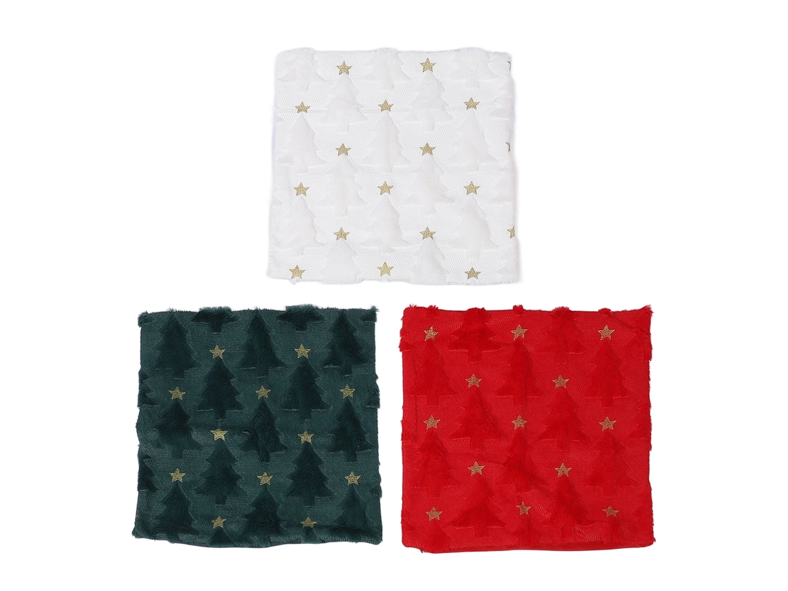 3 fronhas de Natal, 18 polegadas, pelúcia, bordado, decorativa, sofá, quarto, sala S/MARCA
