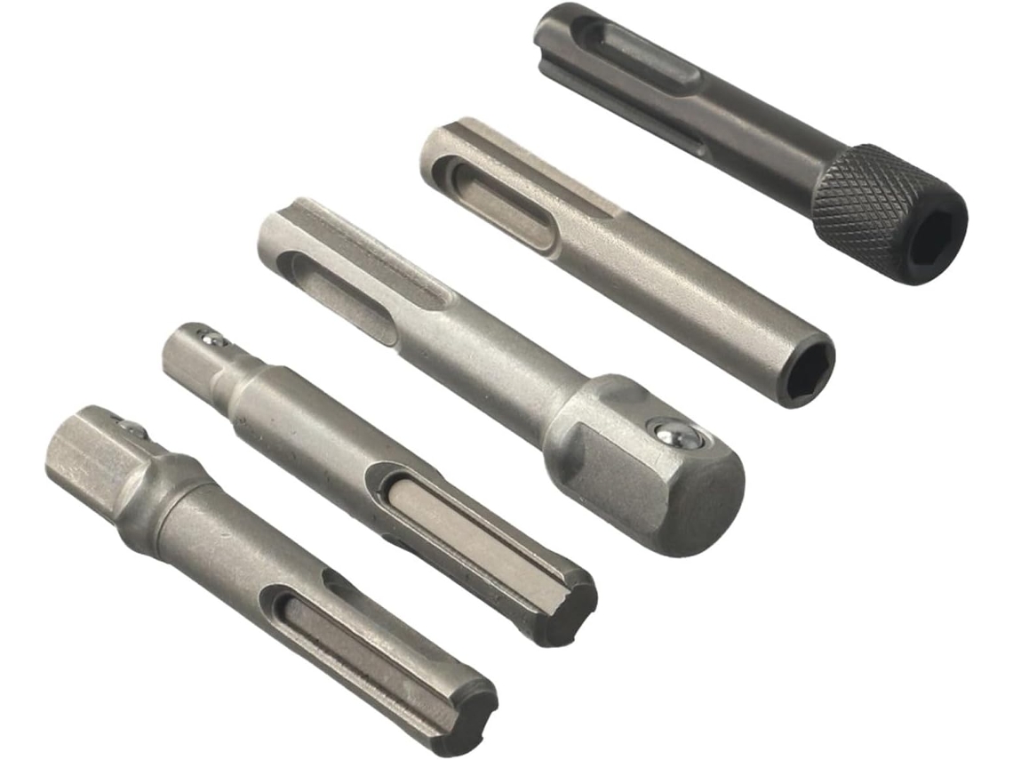 Conjunto De Bits Para Chave Fenda Sds Plus, Aço Com Haste Tamanhos 1/4 A 3/8 1/2 Cabo Esferas E Mola