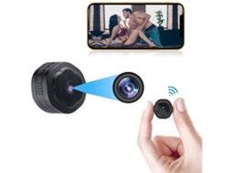 Câmera espiã - Mini câmera WiFi oculta HD 1080P - preta - visão noturna e detecção de movimento S/MARCA