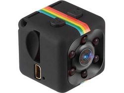 Câmera Mini Hd 1080P com Visão Noturna e Detecção de Movimentopreto YIZHOOD