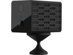 Mini Câmera Espiã Portátil com Câmera de Áudio Infravermelho Adequada para Nanny Car Home Security Desktop Battery-128Gbpreto YIZHOOD