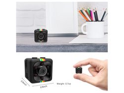 Câmera Espiã Câmera Sem Fio Câmera Babá Pequena Portátil Hd 1080P com Câmera de Detecção de Movimento para Segurança Externa Interna Vermelho YIZHOOD
