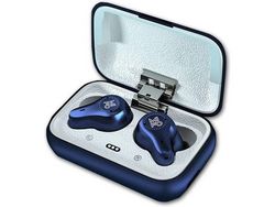 Fones de Ouvido Bluetooth na Orelha Fones de Ouvido Sem Fio Bt5.0 Earbuds 4 Microfones Cnt Membrane Cvc 8.0 com Cancelamento de Ruído Qual YIZHOOD