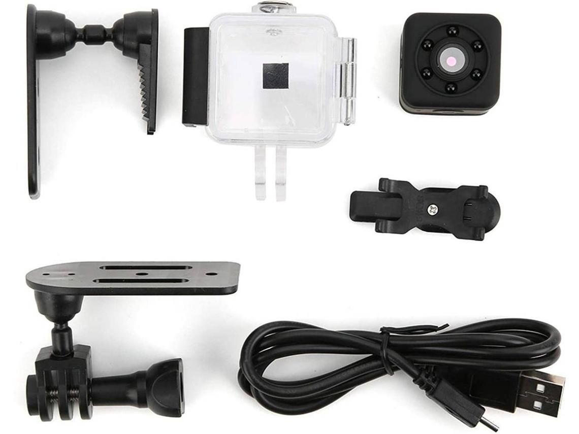 Wifi Design Mini Câmera Portátil Dv Dc Impermeável Shell Mini Câmera Wifi 30M Estojo À Prova D'Água Preto YIZHOOD