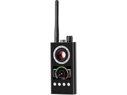 Detector de Espionagem Localizador de Bug Detectores de Câmera Oculta Detector de Câmera de Bug de Áudio Sem Fio Localizador de Câmera Preto YIZHOOD