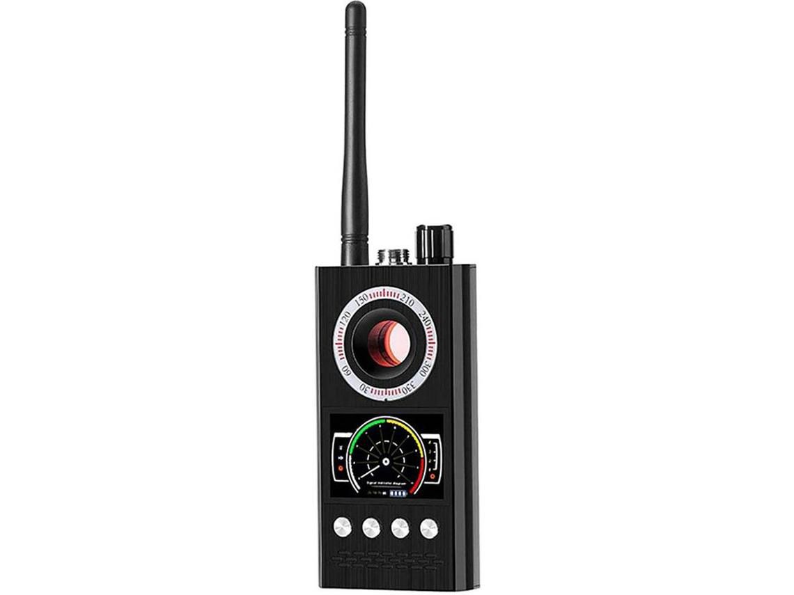 Detector de Espionagem Localizador de Bug Detectores de Câmera Oculta Detector de Câmera de Bug de Áudio Sem Fio Localizador de Câmera Preto YIZHOOD