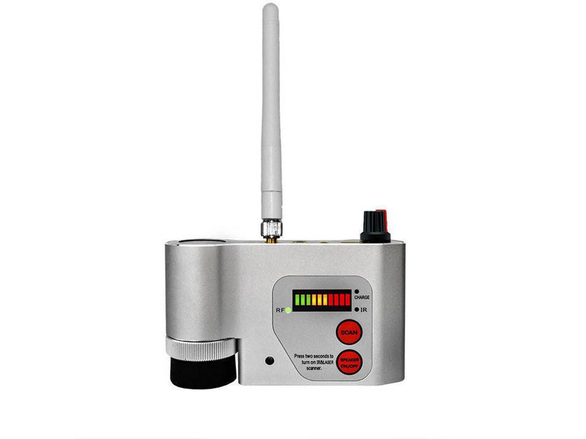 Detectores de Radar Detector de Câmera Alertas de Detector de Pesquisa de Gps Anti-Furto de Hotel Anti-Espionagem Anti-Espionagem,Prata YIZHOOD