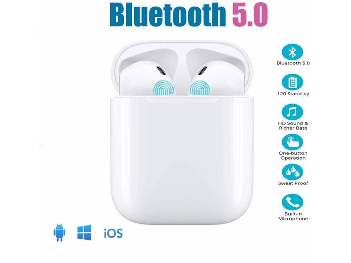 Fones de Ouvido Sem Fio Fones de Ouvido Bluetooth com Cancelamento de Ruído Fones de Ouvido Intra-Auriculares Fones de Ouvido Esportivos Com YIZHOOD